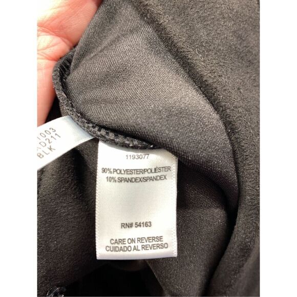 006 Andrew Marc faux suede black pull on pant size x-small - Picture 4 of 7